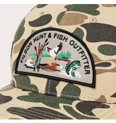 Filson Logger Cap Tan Camo/Hunt Fish front