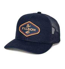 Filson Logger Mesh Cap Navy/Fowl Fly front