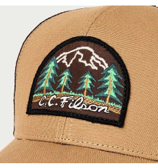 Filson Logger Mesh Cap WheatWood front