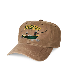 Filson Low-Profile Logger Cap Pecan/Boat front