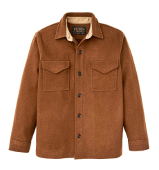 Filson Mackinaw Wool Jac-Shirt Chessie Tan front