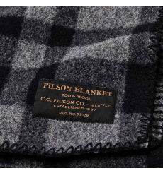 Filson MacKinaw Wool Blanket Charcoal Black front