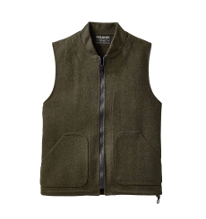 Filson Mackinaw Wool Vest Liner Forest Green