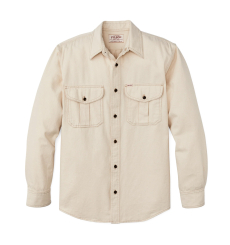 Filson Natural Twill Guide Shirt Natural Seed front