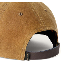 Filson Oil Tin Logger Cap Dark Tan front
