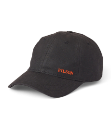 Filson Oil Tin Low-Profile Cap 20172158 Black left