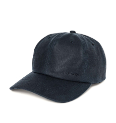 Filson Oil Tin Low-Profile Logger Cap Service Blue front