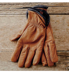 Filson Original Lined Goatskin Gloves Saddle Brown