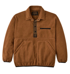 Filson Pile Fleece Pullover Whiskey front