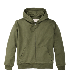 Filson Prospector Full Zip Hoodie Olive Drab front