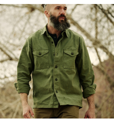 Filson Field Jac-Shirt Fatigue Green front
