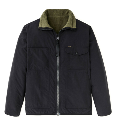 Filson Reversible Pile Fleece Jacket Dark Olive Drab front