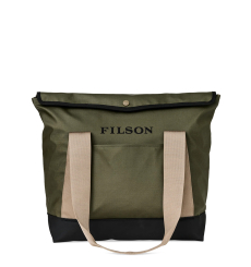 Filson Scout Tote Bag Olive/Black/Covert front