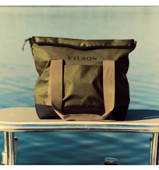 Filson Scout Tote Bag Olive/Black/Covert front