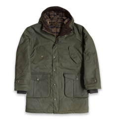 Filson Shelter Cloth Parka Otter Green front