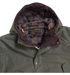 Filson Shelter Cloth Parka Otter Green front