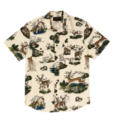 Filson Short Sleeve Lightweight Alaskan Guide Shirt White/Deer front