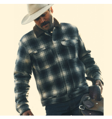 Filson Spokane Insulated Cruiser Jacket Charcoal Ombre front