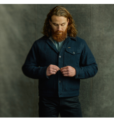 Filson Spokane Insulated Short Cruiser Jacket Charcoal Ombre front