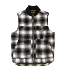 Filson Spokane Insulated Work Vest Charcoal Ombre front