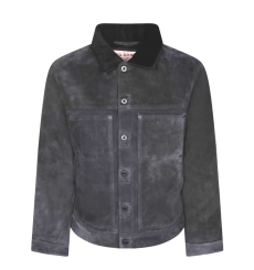 Filson Suede Short Cruiser Smoke front