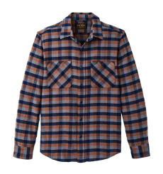 Filson The Rangeland Flannel Shirt Navy/Orange/Multi Check front