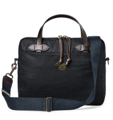 Filson Tin Cloth Compact Briefcase Navy front