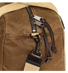 Filson Tin Cloth Small Duffle Bag Dark Tan front
