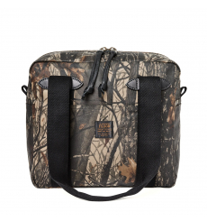 Filson Tin Cloth Tote Bag With Zipper Realtree Hardwoods Camo front