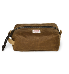 Filson Tin Cloth Travel Kit Dark Tan front