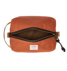 Filson Tin Cloth Travel Kit Flame front