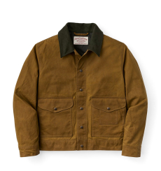 Filson Tin Cloth Work Jacket Dark Tan front