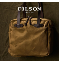 Filson Tote Bag With Zipper 11070261 Tan