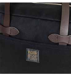 Filson Tote Bag With Zipper Black front
