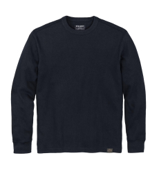 Filson Waffle Knit Thermal Crewneck Navy front