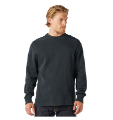 Filson Waffle Knit Thermal Crewneck Navy front