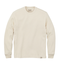 Filson Waffle Knit Thermal Crew Sand front