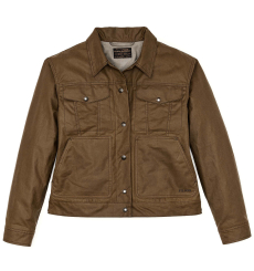Filson Women's Short Lined Cruiser Dark Tan front