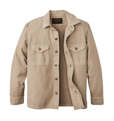 Filson Field Jac-Shirt Gray Khaki front