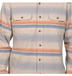 Pendleton Beach Shack Shirt Natural Multi Stripe