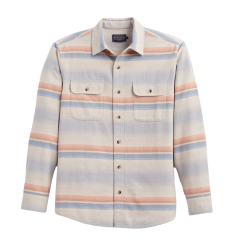 Pendleton Beach Shack Shirt Natural Multi Stripe