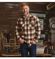 Pendleton Canyon Shirt Copper/Brown Ombre