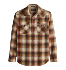 Pendleton Canyon Shirt Copper/Brown Ombre