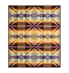 Pendleton Jacquard Unnapped Blanket Robe Mystic Lake