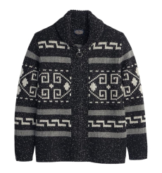 Pendleton The Original Westerley Cardigan Black/Donegal