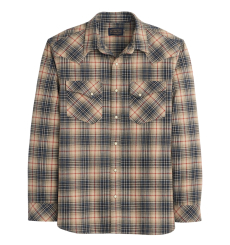 Pendleton Wyatt Shirt Natural Multi Plaid