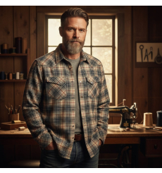 Pendleton Wyatt Shirt Natural Multi Plaid