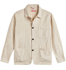 Portuguese Flannel Labura Linen Jacket Ecru
