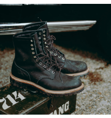 Red Wing 4501 Logger Boot Black Harness Oil Slick