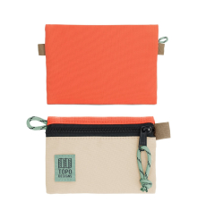 Topo Designs Accessory Bags 3 Pack Almond/Emberglow